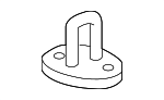 74813SHJA01 - Body: Lift-gate Lock Striker Plate for Honda Image
