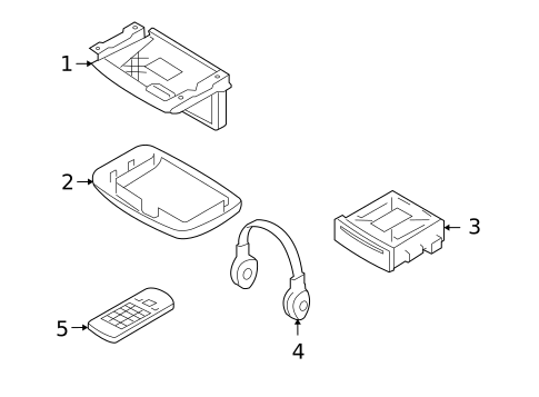 Entertainment System Components for 2010 Hyundai Santa Fe #0