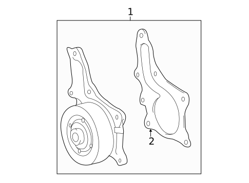 Water Pump for 2017 Toyota Camry #1