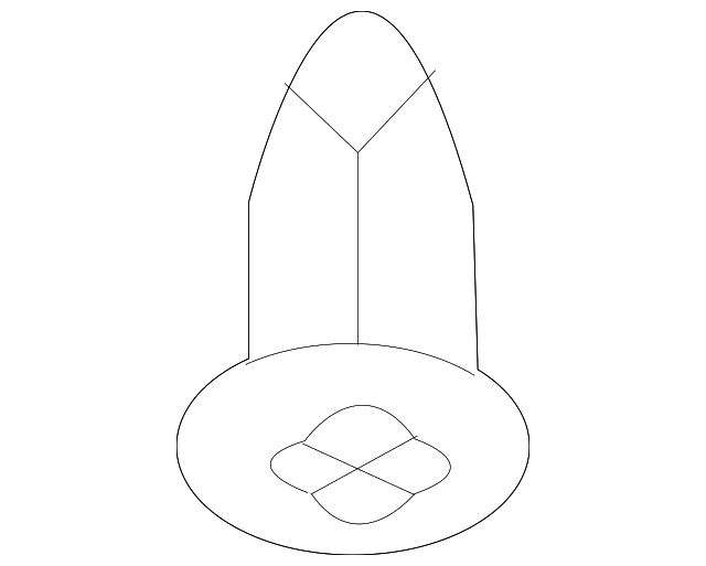 Lower Trim Nut - Porsche (N-908-214-01)