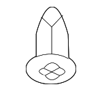 N90821401 - Body: Lower Trim Nut for Porsche: Macan Image