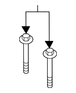 N10036203 - Body: Bumper Impact Bar Bolt for Porsche Image