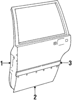 9171081 - Body: Door Shell for Volvo Image