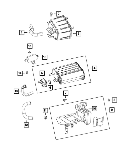 Vacuum Canister for 2014 Ram 3500 #0