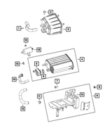 52121718AB - Emission Controls: Filter To Canister Hose for Mopar Image