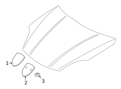 Exterior Trim - Hood for 2019 Porsche Cayenne #0