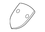9P1853611 - Body: Emblem Pad for Porsche: 718 Boxster, 718 Cayman, 718 Spyder, 911, Boxster, Cayenne, Cayman, Macan, Panamera, Taycan Image