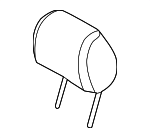 FB5Z78611A08AL - Body: Headrest for Ford Image image
