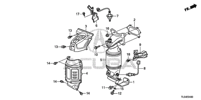 Converter for 2014 Acura TSX #0