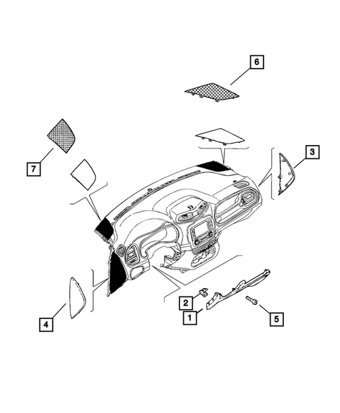 Instrument Panel for 2020 Jeep Renegade #2