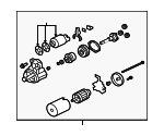 1810A184 - Electrical: Starter for Mitsubishi Image