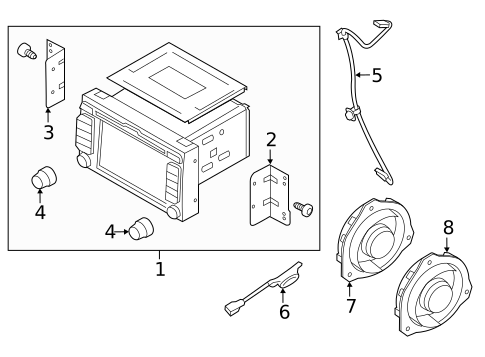 SOUND SYSTEM for 2015 Kia Rio #1
