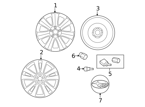 Wheel Covers & Trim for 2014 Subaru Tribeca #0