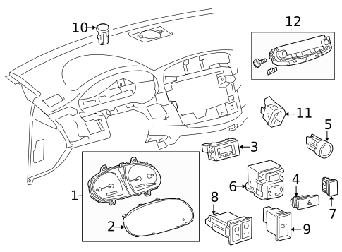 Automatic Temperature Controls for 2011 Toyota Avalon #0