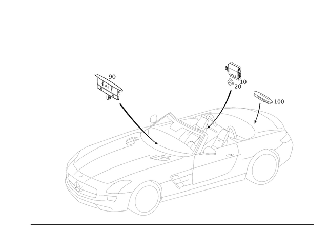 1979002500 - Electrical System: Control Unit for Mercedes-Benz Image image