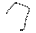 74440SXSA01 - : Weatherstrip for Honda: CR-V Image