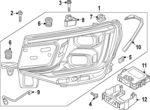 3CN941082K - : Headlamp Assembly for Volkswagen Image