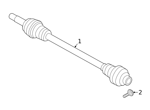 Axle Shaft for 2021 Porsche Cayenne #0