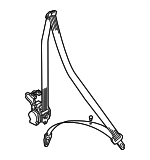 95580300120YKR - : Seat Belt Assembly for Porsche: Cayenne Image