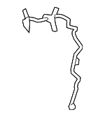 895160C030 - Brakes: ABS Sensor Wire for Toyota: Sequoia, Tundra Image