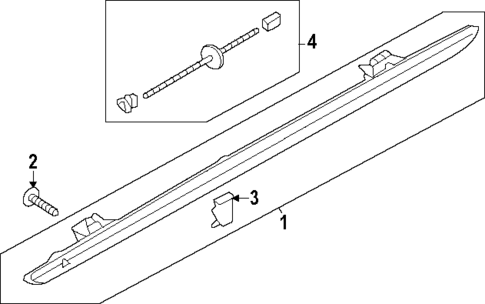 High Mounted Stop Lamp for 2025 Audi SQ7 #0