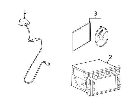 Navigation System Components for 2008 Lincoln Mark LT #0
