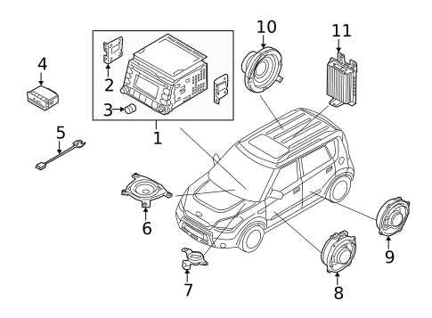 Sound System for 2011 Kia Soul #0