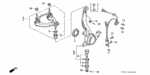 90114SB0000 - Chassis: BOLT-WASHER (6X12) for Acura Image