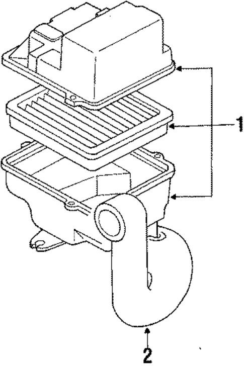Air Inlet for 1988 Mercury Tracer #1
