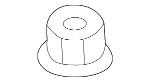 MU000641 - Engine: Insulator Nut for Mitsubishi: Eclipse, Endeavor, Galant, Outlander, Outlander PHEV, Outlander Sport Image