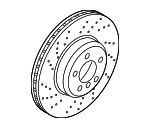 34116792221 - Brakes: Disc Brake Rotor for BMW: 228i, 328i, 328i GT xDrive, 328i xDrive, 330e, 428i, 428i Gran Coupe, 428i xDrive, 428i xDrive Gran Coupe, 430i, 430i xDrive, 435i, 435i xDrive, 435i xDrive Gran Coupe, 440i, 440i xDrive, M4 Image