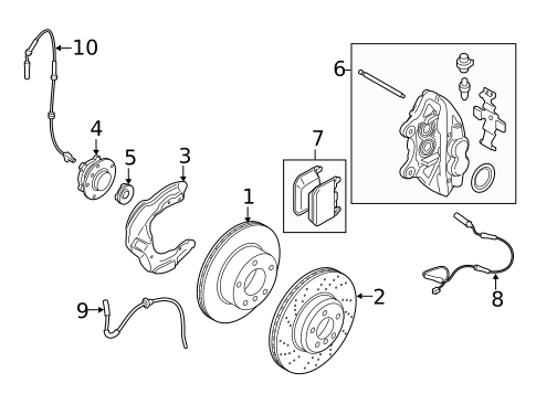 Front Brakes for 2015 BMW 228i #1