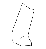 MR524523 - Body: Pad for Mitsubishi Image