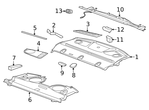 Interior Trim - Rear Body for 2019 Jaguar XJR575 #0