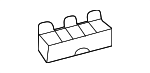 2479850000 - Body: Cladding Fastener for Mercedes-Benz Image