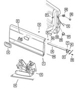 153644 - Body Sheet Metal Except Doors: Screw for Chrysler: Aspen | Dodge: Dakota | Jeep: Wrangler Image