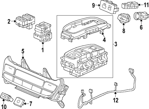 Electrical Components for 2023 Honda Pilot #0