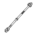 32311161621 - Steering: Lower Shaft &amp; Joint Assembly for BMW: 540i, 740i, 740iL, 750iL, M5 Image