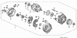 31105PR7A01 - Engine: HOLDER ASSY., BRUSH for Acura Image