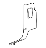 6NH40HL1AA - Body: Lock Pillar Trim for Mopar Image