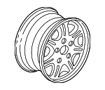 42700S0KA01 - Suspension: Wheel, Alloy for Acura Image