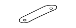 634370E010 - Body: Roof Luggage Carrier Side Rail Gasket for Lexus Image