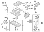 6M115441G - Engine: Oil Filter Housing Gasket for Audi Image