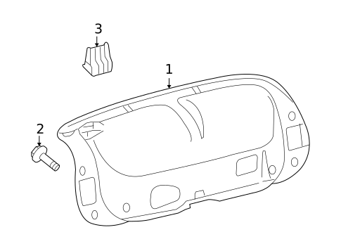 Interior Trim - Trunk for 2009 Lexus GS460 #0