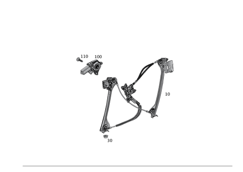 Window Regulator for 2005 Mercedes-Benz SLK350 #0