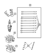 5029647AA - Electrical: Ignition Cable for Mopar Image