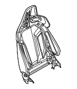 52108067465 - Body: Seat Back Frame for BMW: M2, M4 Image