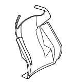 52108745531 - Body: Seat Back Heater for BMW: 840i Gran Coupe, 840i xDrive Gran Coupe, M2, M3, M4, M8 Gran Coupe, M850i xDrive Gran Coupe Image