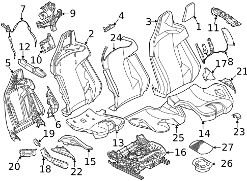 Power Seats for 2023 BMW M4 #4