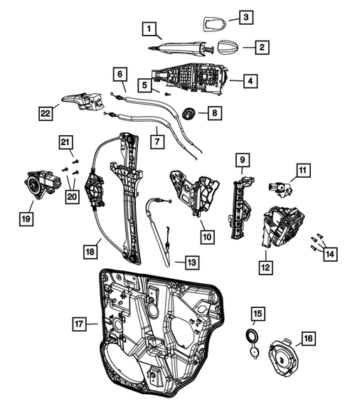 Rear Door for 2014 Dodge Dart #0